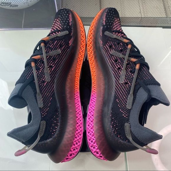 🆕 Adidas 4D Fusio 'Black Orange Pink'  - Mens Sizes - Picture 8 of 15
